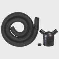 EINHELL Adapter za usisavanje 4310630, 100 mm > 36 mm, crni